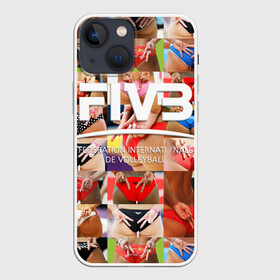 Чехол для iPhone 13 mini с принтом Волейбол 1 в Петрозаводске,  |  | fiv3 | volleyball | волейбол