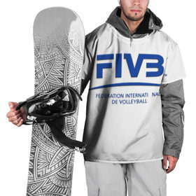 Накидка на куртку 3D с принтом Волейбол 3 в Петрозаводске, 100% полиэстер |  | Тематика изображения на принте: fiv3 | volleyball | волейбол