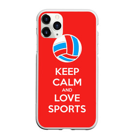 Чехол для iPhone 11 Pro матовый с принтом Волейбол 5 в Петрозаводске, Силикон |  | keep calm | volleyball | волейбол