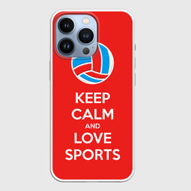 Чехол для iPhone 13 Pro с принтом Волейбол 5 в Петрозаводске,  |  | keep calm | volleyball | волейбол