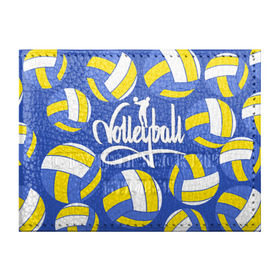 Обложка для студенческого билета с принтом Волейбол 6 в Петрозаводске, натуральная кожа | Размер: 11*8 см; Печать на всей внешней стороне | volleyball | волейбол