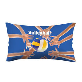 Подушка 3D антистресс с принтом Волейбол 24 в Петрозаводске, наволочка — 100% полиэстер, наполнитель — вспененный полистирол | состоит из подушки и наволочки на молнии | volleyball | волейбол