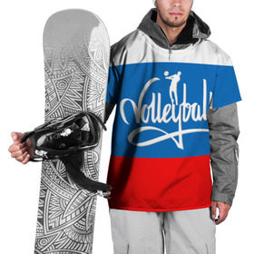 Накидка на куртку 3D с принтом Волейбол 27 в Петрозаводске, 100% полиэстер |  | volleyball | волейбол