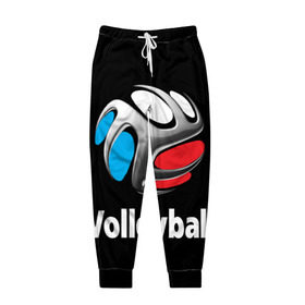 Мужские брюки 3D с принтом Волейбол 29 в Петрозаводске, 100% полиэстер | манжеты по низу, эластичный пояс регулируется шнурком, по бокам два кармана без застежек, внутренняя часть кармана из мелкой сетки | volleyball | волейбол