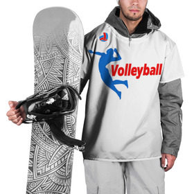 Накидка на куртку 3D с принтом Волейбол 31 в Петрозаводске, 100% полиэстер |  | volleyball | волейбол