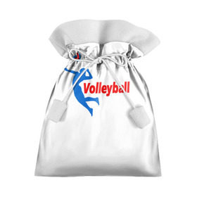Подарочный 3D мешок с принтом Волейбол 31 в Петрозаводске, 100% полиэстер | Размер: 29*39 см | volleyball | волейбол