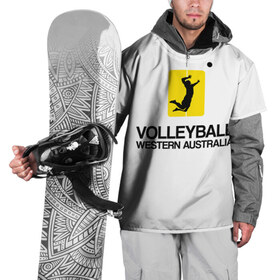 Накидка на куртку 3D с принтом Волейбол 66 в Петрозаводске, 100% полиэстер |  | volleyball | western australia | волейбол