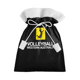 Подарочный 3D мешок с принтом Волейбол 67 в Петрозаводске, 100% полиэстер | Размер: 29*39 см | volleyball | western australia | волейбол