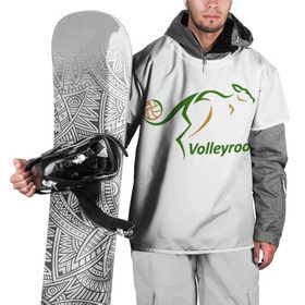Накидка на куртку 3D с принтом Волейбол 71 в Петрозаводске, 100% полиэстер |  | 