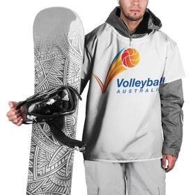 Накидка на куртку 3D с принтом Волейбол 72 в Петрозаводске, 100% полиэстер |  | australia | volleyball | волейбол