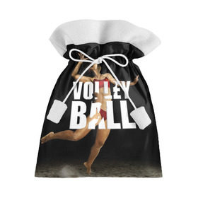 Подарочный 3D мешок с принтом Волейбол 75 в Петрозаводске, 100% полиэстер | Размер: 29*39 см | volleyball | волейбол