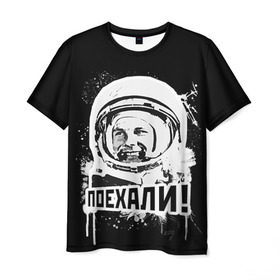 Мужская футболка 3D с принтом Я - русский в Петрозаводске, 100% полиэфир | прямой крой, круглый вырез горловины, длина до линии бедер | россия