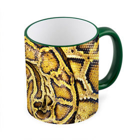 Кружка 3D с принтом Змея в Петрозаводске, керамика | ёмкость 330 мл | snake | анаконда | гадюка | змеиная | змея | кобра | кожа | кожура | удав | уж | червь | червяк | яд