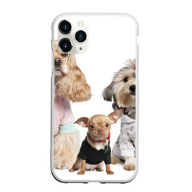Чехол для iPhone 11 Pro матовый с принтом Дивные собачки в Петрозаводске, Силикон |  | весёлый | животное | зверёк | игривый | классный | красивый | лучший друг человека | любимец | милый | охрана | пёс | питомец | прикольный | смешной | собака | собачонка | ум | щенок | щеночек