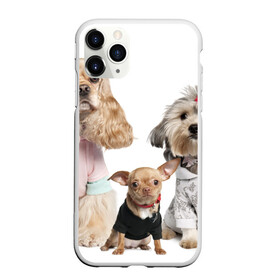 Чехол для iPhone 11 Pro Max матовый с принтом Дивные собачки в Петрозаводске, Силикон |  | весёлый | животное | зверёк | игривый | классный | красивый | лучший друг человека | любимец | милый | охрана | пёс | питомец | прикольный | смешной | собака | собачонка | ум | щенок | щеночек