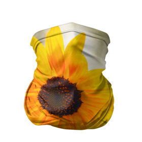 Бандана-труба 3D с принтом Подсолнухи в Петрозаводске, 100% полиэстер, ткань с особыми свойствами — Activecool | плотность 150‒180 г/м2; хорошо тянется, но сохраняет форму | лето | подсолнух | солнце | цветы