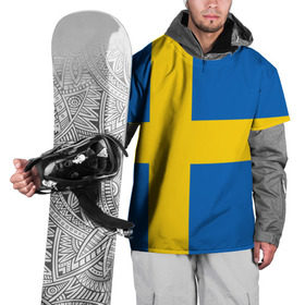 Накидка на куртку 3D с принтом Швеция в Петрозаводске, 100% полиэстер |  | сборная | футбол