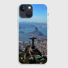 Чехол для iPhone 13 mini с принтом Рио де Жанейро в Петрозаводске,  |  | brazil | rio de janeiro | бразилия | жара | каникулы | карнавал | мегаполис | отдых | отпуск | пляж | приключение | путешествие | рио де жанейро | туризм | футбол | южная америка