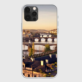 Чехол для iPhone 12 Pro Max с принтом Чехия (Прага) в Петрозаводске, Силикон |  | czech republic | europe | prague | европа | ес | каникулы | мосты | отпуск | прага | туризм | хоккей | чехия