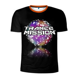 Мужская футболка 3D спортивная с принтом Trancemission в Петрозаводске, 100% полиэстер с улучшенными характеристиками | приталенный силуэт, круглая горловина, широкие плечи, сужается к линии бедра | trancemission |   |  trance mission | транс миссия | трансмиссия