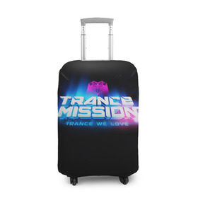 Чехол для чемодана 3D с принтом Trancemission 2 в Петрозаводске, 86% полиэфир, 14% спандекс | двустороннее нанесение принта, прорези для ручек и колес | trancemission |   |  trance mission | транс миссия | трансмиссия