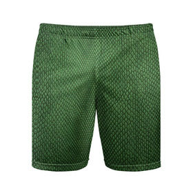 Мужские шорты 3D спортивные с принтом Snake в Петрозаводске,  |  | зеленый | змея | кожа | текстура