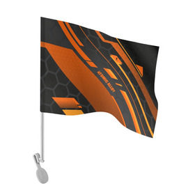 Флаг для автомобиля с принтом cs:go - Atomic Alloy style (Атомный сплав) в Петрозаводске, 100% полиэстер | Размер: 30*21 см | alloy | atomic | cs | csgo | go | атомный | кс | сплав