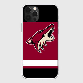 Чехол для iPhone 12 Pro Max с принтом Arizona Coyotes в Петрозаводске, Силикон |  | Тематика изображения на принте: arizona coyotes | hockey | nhl | нхл | хоккей