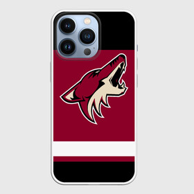 Чехол для iPhone 13 Pro с принтом Arizona Coyotes в Петрозаводске,  |  | arizona coyotes | hockey | nhl | нхл | хоккей