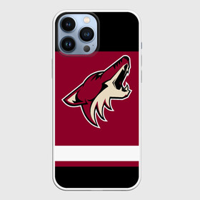 Чехол для iPhone 13 Pro Max с принтом Arizona Coyotes в Петрозаводске,  |  | arizona coyotes | hockey | nhl | нхл | хоккей