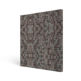 Холст квадратный с принтом Кольчуга в Петрозаводске, 100% ПВХ |  | Тематика изображения на принте: броня | железо | металл | текстура