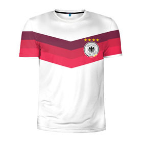 Мужская футболка 3D спортивная с принтом Сборная Германии по футболу в Петрозаводске, 100% полиэстер с улучшенными характеристиками | приталенный силуэт, круглая горловина, широкие плечи, сужается к линии бедра | germany