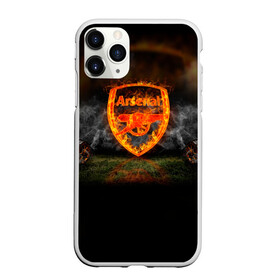 Чехол для iPhone 11 Pro матовый с принтом Arsenal FC Gunners в Петрозаводске, Силикон |  | футбол