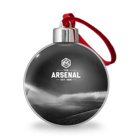 Ёлочный шар с принтом Arsenal FC в Петрозаводске, Пластик | Диаметр: 77 мм | арсенал