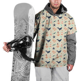 Накидка на куртку 3D с принтом Киты в Петрозаводске, 100% полиэстер |  | Тематика изображения на принте: вода | волны | жизнь | киты | корабли | лето | маяк | море | океан | трайблы | узоры | штурвал | якорь