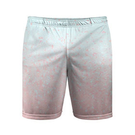 Мужские шорты 3D спортивные с принтом Pink Blue Gradient в Петрозаводске,  |  | Тематика изображения на принте: blu | gradient | pink | голубое | градиент | розовое