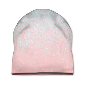 Шапка 3D с принтом Pink Blue Gradient в Петрозаводске, 100% полиэстер | универсальный размер, печать по всей поверхности изделия | Тематика изображения на принте: blu | gradient | pink | голубое | градиент | розовое