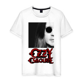 Мужская футболка хлопок с принтом Ozzy Osbourne: King of Metal в Петрозаводске, 100% хлопок | прямой крой, круглый вырез горловины, длина до линии бедер, слегка спущенное плечо. | король металла | оззи осборн