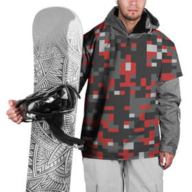 Накидка на куртку 3D с принтом Городской камуфляж 3 в Петрозаводске, 100% полиэстер |  | Тематика изображения на принте: camo | pixel | urban | камо