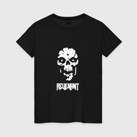 Женская футболка хлопок с принтом Doom 4 Head Revenant в Петрозаводске, 100% хлопок | прямой крой, круглый вырез горловины, длина до линии бедер, слегка спущенное плечо | 