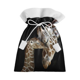Подарочный 3D мешок с принтом Жирафы в Петрозаводске, 100% полиэстер | Размер: 29*39 см | Тематика изображения на принте: africa | animals | baby | child | family | giraffes | head | mother | африка | головы | животные | жирафы | любовь | малыш | мама | ребенок | семья