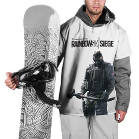 Накидка на куртку 3D с принтом Rainbow Six Siege в Петрозаводске, 100% полиэстер |  | Тематика изображения на принте: rainbow six | tom clancy’s