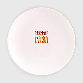 Тарелка с принтом Сектор газа в Петрозаводске, фарфор | диаметр - 210 мм
диаметр для нанесения принта - 120 мм | хой