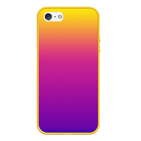 Чехол для iPhone 5/5S матовый с принтом Чёткий градиент в Петрозаводске, Силикон | Область печати: задняя сторона чехла, без боковых панелей | cs:go | градиент | диджей | желтый | музыка | розовый | синий | фиолетовый | чёткий