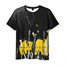 Мужская футболка 3D с принтом Wu-tang clan в Петрозаводске, 100% полиэфир | прямой крой, круглый вырез горловины, длина до линии бедер | gza | hip hop | rza | wu fam | ву танг клан | хип хоп