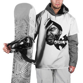 Накидка на куртку 3D с принтом Methodman в Петрозаводске, 100% полиэстер |  | gza | hip hop | rza | wu fam | ву танг клан | хип хоп