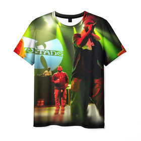 Мужская футболка 3D с принтом Wu-Tang clan в Петрозаводске, 100% полиэфир | прямой крой, круглый вырез горловины, длина до линии бедер | gza | hip hop | rza | wu fam | ву танг клан | хип хоп