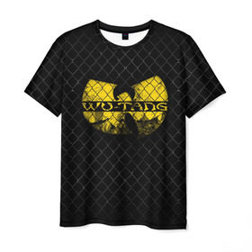 Мужская футболка 3D с принтом Wu-Tang Clan в Петрозаводске, 100% полиэфир | прямой крой, круглый вырез горловины, длина до линии бедер | wu tang