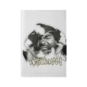 Обложка для паспорта матовая кожа с принтом Wu-tang Clan в Петрозаводске, натуральная матовая кожа | размер 19,3 х 13,7 см; прозрачные пластиковые крепления | Тематика изображения на принте: methodman