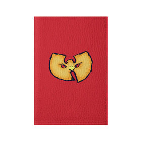 Обложка для паспорта матовая кожа с принтом Wu-tang Clan в Петрозаводске, натуральная матовая кожа | размер 19,3 х 13,7 см; прозрачные пластиковые крепления | wu tang